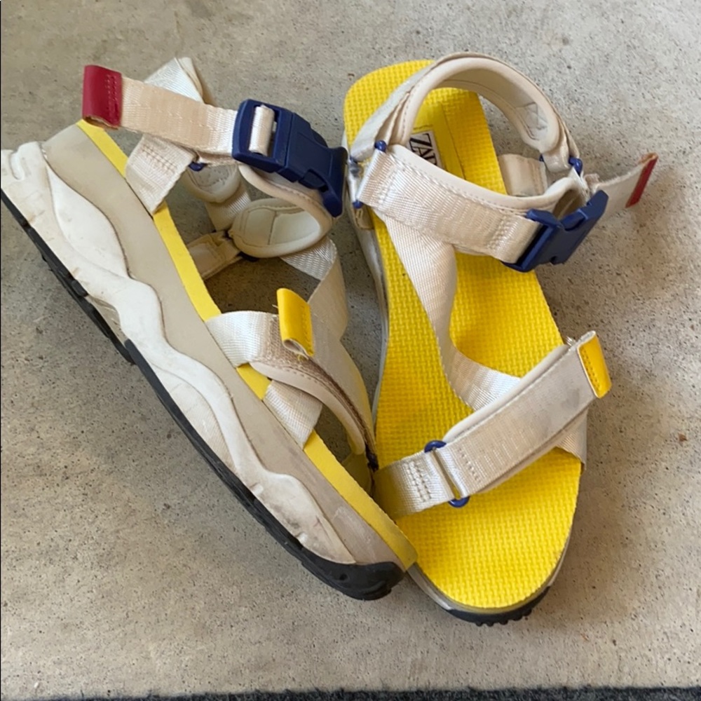 Colour block Zara Sandals